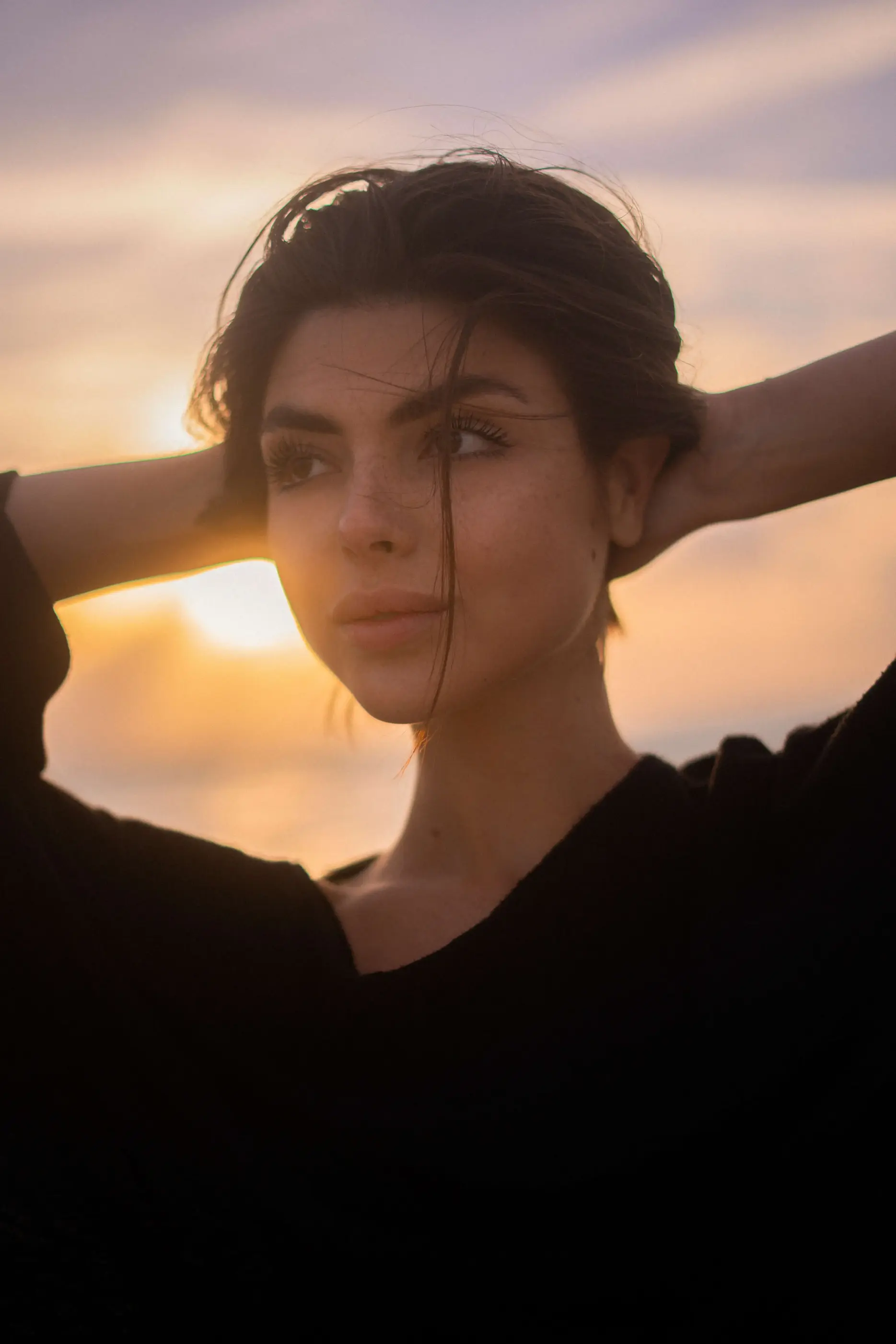 South Florida Portrait photographer – Sunset close-up portrait